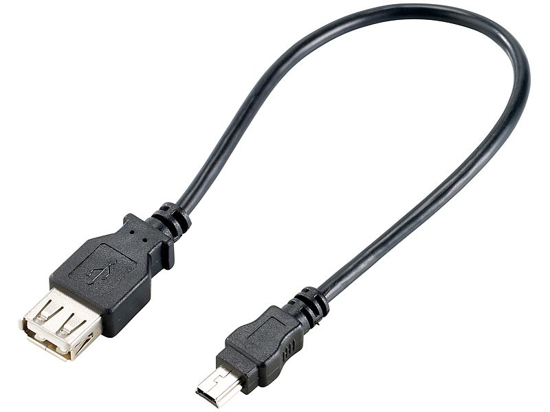 USB Adapter Kabel USB Mini auf USB Buchse A Computer & Software Kabel